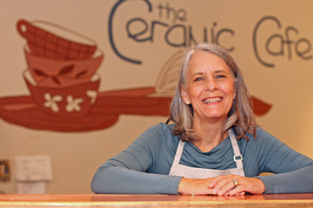 Sara Thompson, owner of Ceramic Cafe in Leawood, Kansas