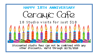 18th anniversary punch card