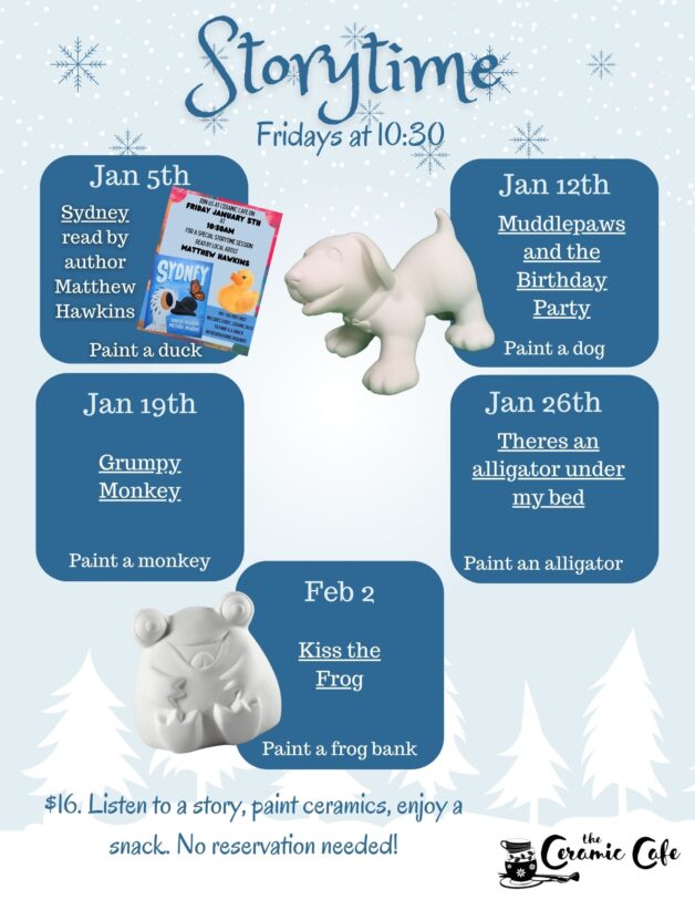 Story Time & Toddler Time Ceramic Cafe Kansas City